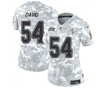 Women's Tampa Bay Buccaneers #54 Lavonte David 2024 F.U.S.E Arctic Camo Salute To Service Limited Stitched Football Jersey