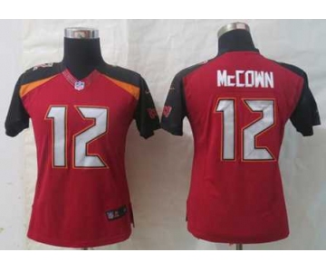 nike women nfl jerseys tampa bay buccaneers #12 mccown red[nike limited][2014 new]