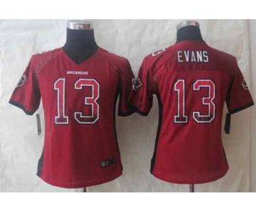 nike women nfl jerseys tampa bay buccaneers #13 evans red[Elite drift fashion]