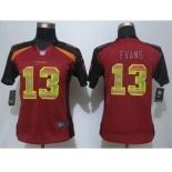 nike women nfl jerseys tampa bay buccaneers #13 evans red[Strobe Limited]