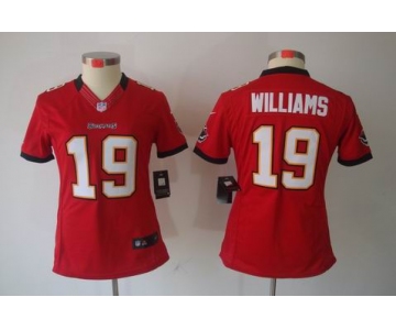 nike women nfl jerseys tampa bay buccaneers #19 williams red[nike limited]