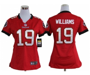 nike women nfl jerseys tampa bay buccaneers #19 williams red[nike]