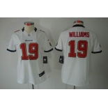 nike women nfl jerseys tampa bay buccaneers #19 williams white[nike limited]