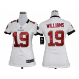 nike women nfl jerseys tampa bay buccaneers #19 williams white[nike]