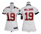 nike women nfl jerseys tampa bay buccaneers #19 williams white[nike]