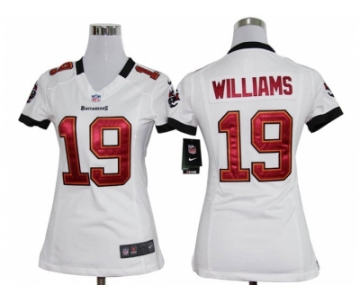 nike women nfl jerseys tampa bay buccaneers #19 williams white[nike]