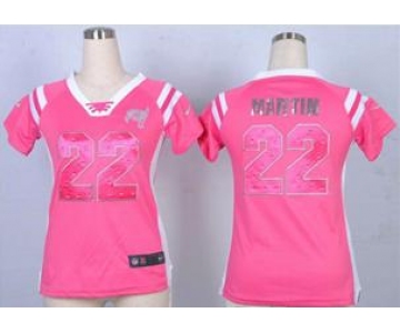 nike women nfl jerseys tampa bay buccaneers #22 doug martin pink[fashion Rhinestone sequins]