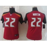 nike women nfl jerseys tampa bay buccaneers #22 martin red[nike limited][2014 new]