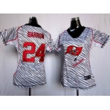 nike women nfl jerseys tampa bay buccaneers #24 banrron [fem fan zebra]