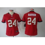 nike women nfl jerseys tampa bay buccaneers #24 banrron red[nike limited]