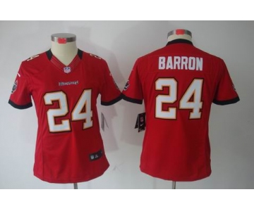 nike women nfl jerseys tampa bay buccaneers #24 banrron red[nike limited]