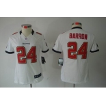 nike women nfl jerseys tampa bay buccaneers #24 banrron white[nike limited]