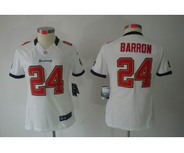 nike women nfl jerseys tampa bay buccaneers #24 banrron white[nike limited]