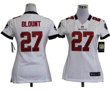 nike women nfl jerseys tampa bay buccaneers #27 blount white[nike]