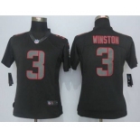 nike women nfl jerseys tampa bay buccaneers #3 winston black[nike impact limited]