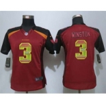 nike women nfl jerseys tampa bay buccaneers #3 winston red[Strobe Limited]