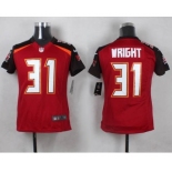 nike women nfl jerseys tampa bay buccaneers #31 wright red[nike]