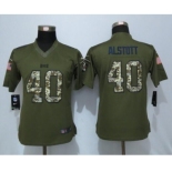 nike women nfl jerseys tampa bay buccaneers #40 Mike Alstott army green[nike Limited Salute To Service]