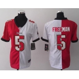 nike women nfl jerseys tampa bay buccaneers #5 freeman white-red[nike split]