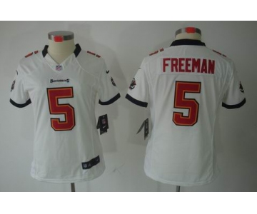 nike women nfl jerseys tampa bay buccaneers #5 freeman white[nike limited]