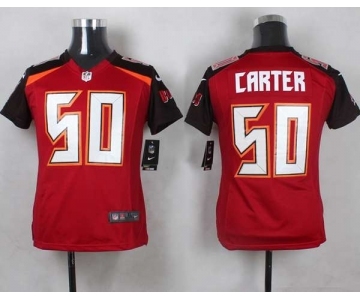 nike women nfl jerseys tampa bay buccaneers #50 carter red[nike]