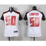 nike women nfl jerseys tampa bay buccaneers #50 carter white[nike]