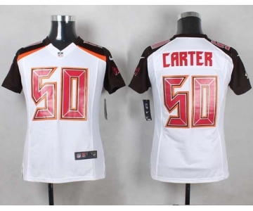 nike women nfl jerseys tampa bay buccaneers #50 carter white[nike]