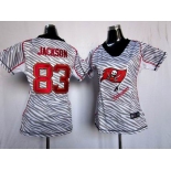 nike women nfl jerseys tampa bay buccaneers #83 jackson [fem fan zebra]