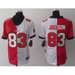 nike women nfl jerseys tampa bay buccaneers #83 jackson white-red[nike split]