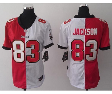 nike women nfl jerseys tampa bay buccaneers #83 jackson white-red[nike split]