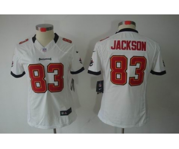 nike women nfl jerseys tampa bay buccaneers #83 jackson white[nike limited]