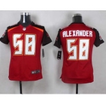 nike womne nfl jerseys tampa bay buccaneers #58 rlexander red[nike]