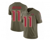 Youth Nike Tampa Bay Buccaneers #11 DeSean Jackson Limited Olive 2017 Salute to Service NFL Jersey