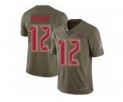 Youth Nike Tampa Bay Buccaneers #12 Chris Godwin Limited Olive 2017 Salute to Service NFL Jersey