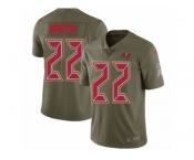 Youth Nike Tampa Bay Buccaneers #22 Doug Martin Limited Olive 2017 Salute to Service NFL Jersey