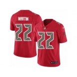 Youth Nike Tampa Bay Buccaneers #22 Doug Martin Limited Red Rush NFL Jersey