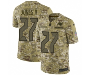 Youth Nike Tampa Bay Buccaneers #27 Ronald Jones II Limited Camo 2018 Salute to Service NFL Jersey