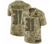 Youth Nike Tampa Bay Buccaneers #31 Jordan Whitehead Limited Camo 2018 Salute to Service NFL Jersey