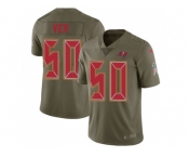 Youth Nike Tampa Bay Buccaneers #50 Vita Vea Olive Stitched NFL Limited 2017 Salute to Service Jersey