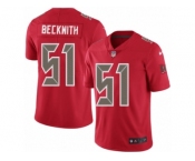 Youth Nike Tampa Bay Buccaneers #51 Kendell Beckwith Limited Red Rush Vapor Untouchable NFL Jersey