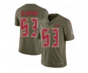 Youth Nike Tampa Bay Buccaneers #53 Adarius Glanton Limited Olive 2017 Salute to Service NFL Jersey