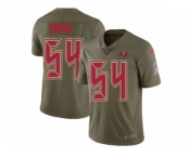 Youth Nike Tampa Bay Buccaneers #54 Lavonte David Limited Olive 2017 Salute to Service NFL Jersey