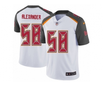 Youth Nike Tampa Bay Buccaneers #58 Kwon Alexander Vapor Untouchable Limited White NFL Jersey