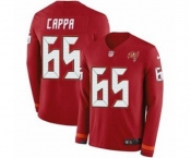 Youth Nike Tampa Bay Buccaneers #65 Alex Cappa Limited Red Therma Long Sleeve NFL Jersey