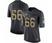 Youth Nike Tampa Bay Buccaneers #66 Ryan Jensen Limited Black 2016 Salute to Service NFL Jersey