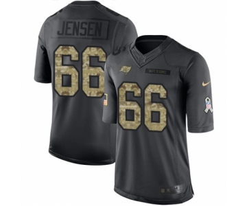 Youth Nike Tampa Bay Buccaneers #66 Ryan Jensen Limited Black 2016 Salute to Service NFL Jersey