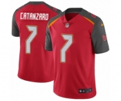 Youth Nike Tampa Bay Buccaneers #7 Chandler Catanzaro Red Team Color Vapor Untouchable Limited Player NFL Jersey