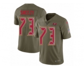 Youth Nike Tampa Bay Buccaneers #73 J. R. Sweezy Limited Olive 2017 Salute to Service NFL Jersey