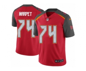 Youth Nike Tampa Bay Buccaneers #74 Ali Marpet Vapor Untouchable Limited Red Team Color NFL Jersey