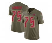 Youth Nike Tampa Bay Buccaneers #75 Davonte Lambert Limited Olive 2017 Salute to Service NFL Jersey